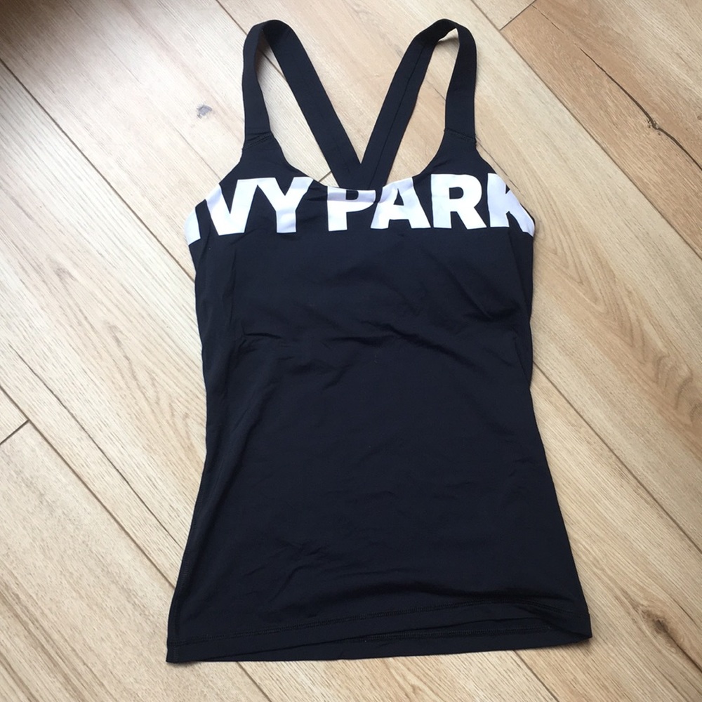 Ivy Park workout top with built in sports bra